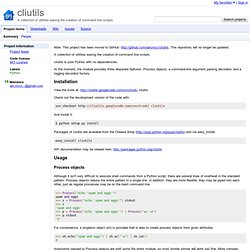 cliutils - Google Code