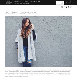 Cloaked in Clouds Poncho — Two of Wands