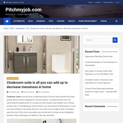 Cloakroom suite is all you can add up to decrease messiness in home - Pitchmyjob.com