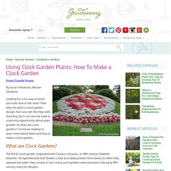 Clock Garden Design – What Are Clock Gardens
