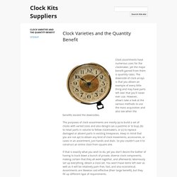 Clock Kits Suppliers