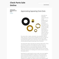 Clock Parts Sale Online