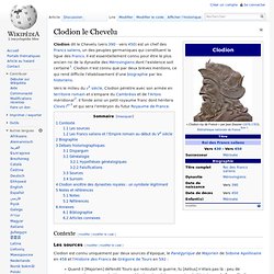Clodion le Chevelu 392-448