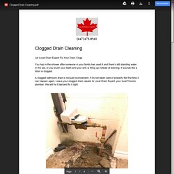 Clogged Drain Cleaning.pdf