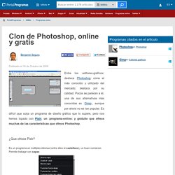 Clon de Photoshop, online y gratis