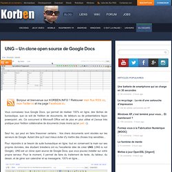 UNG – Un clone open source de Google Docs