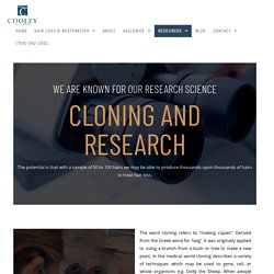 Hair Cloning & Research