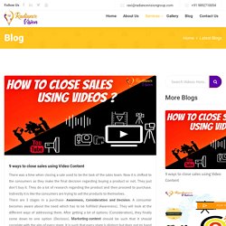 9 ways to close sales using Video Content