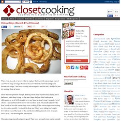 Onion Rings (French Fried Onions)