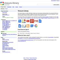 closure-library - Closure Library