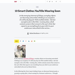10 Smart Clothes You&#039;ll Be Wearing Soon