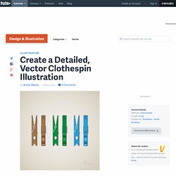 Create a Detailed, Vector Clothespin Illustration
