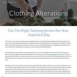 Clothing Alterations