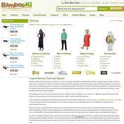 Bamboo Fiber Clothing & Apparel, Sustainable Organic Bamboo Clothes