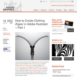 How to Create Clothing Zipper in Adobe Illustrator - Part 1