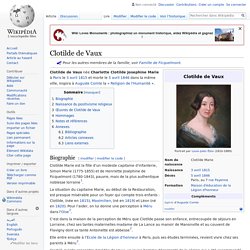 Clotilde de Vaux