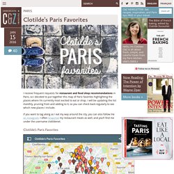 Clotilde's Paris Favorites