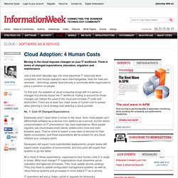 Cloud Adoption: 4 Human Costs