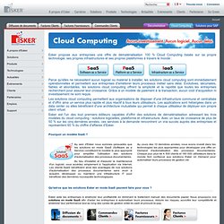 SaaS and Cloud Computing - Esker Solutions