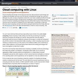 Cloud computing with Linux