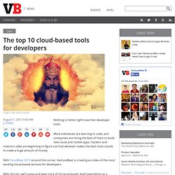 The top 10 cloud-based tools for developers