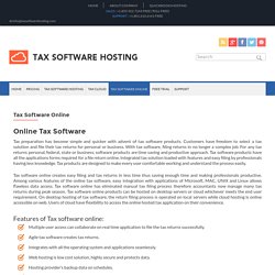 online Tax software