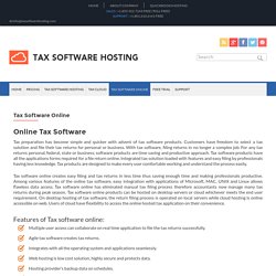 online Tax software