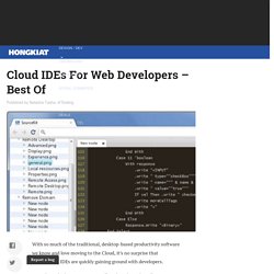 13 Cloud IDEs For Web Developers - Hongkiat