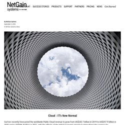 Cloud : IT’s New Normal -