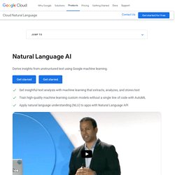 Cloud Natural Language  