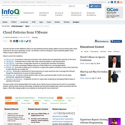 Cloud Patterns from VMware