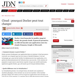 Cloud : pourquoi Docker peut tout changer