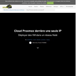 Cloud Proxmox derrière une seule IP