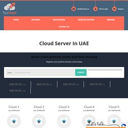 Cloud Server Dubai, UAE