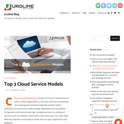 Top 3 Cloud Service Models - Urolime Blog