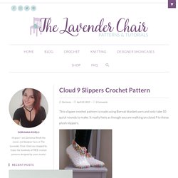 Cloud 9 Slippers Crochet Pattern - The Lavender Chair