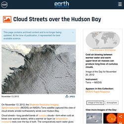 Cloud Streets over the Hudson Bay