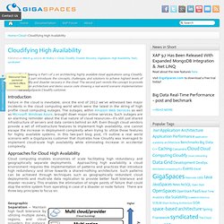 GigaSpaces on Application Scalability