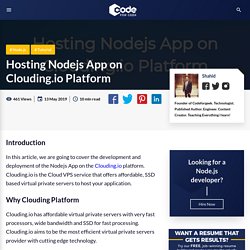 Hosting Nodejs App on Clouding.io Platform - Codeforgeek