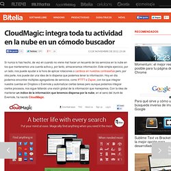 CloudMagic: integra toda tu actividad en la nube en un cómodo buscador