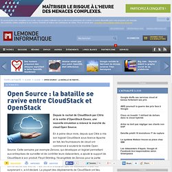 Open Source : la bataille se ravive entre CloudStack et OpenStack