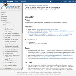 OVS Tunnel Manager for CloudStack - Apache Cloudstack