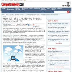 UK - How will the CloudStore impact government IT?