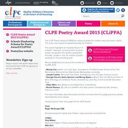 CLPE Poetry Award 2015 (CLiPPA)