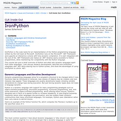 CLR Inside Out: IronPython