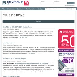 CLUB DE ROME