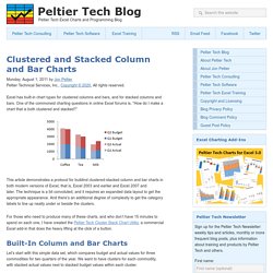 Clustered and Stacked Column and Bar Charts - Peltier Tech Blog