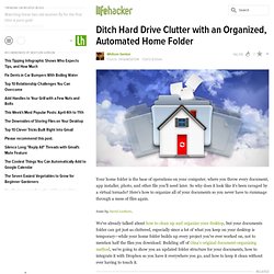 Ditch Hard Drive Clutter with an Organized, Automated Home Folder