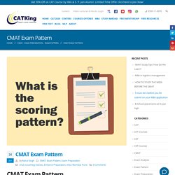 CMAT Exam Pattern - Exam Pattern CATKing Educare
