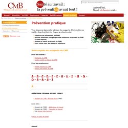 CMB Santé - Prévention pratique